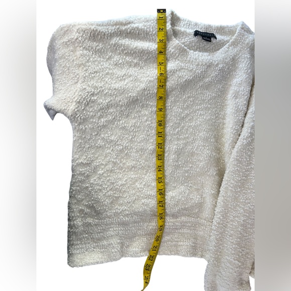 Sanctuary From Anthropologie Plush Volume Sleeve Crew Neck Sweater Size L - Picture 6 of 8